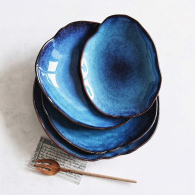 Nordic-Ceramic-Plate-Bowl-Food-Plate-Creative-Irregular-Fruit-Salad-Bowl-Flat-Plate-Deep-Plate-Tableware-1