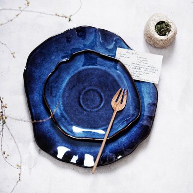 Nordic-Ceramic-Plate-Bowl-Food-Plate-Creative-Irregular-Fruit-Salad-Bowl-Flat-Plate-Deep-Plate-Tableware-3